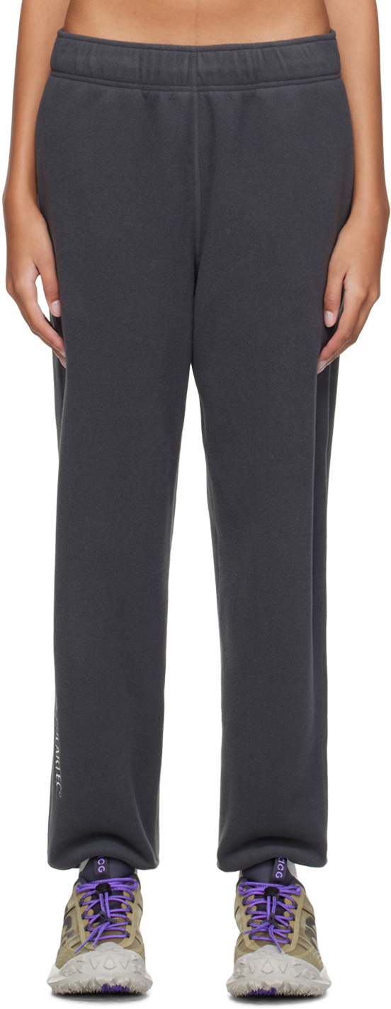 Nike Gray Wolf Tree Lounge Pants In Anthracite/summit