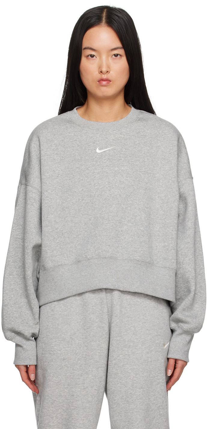 Buy Nike Women's Sportswear Club Fleece Mid-Rise Oversized Track Pants (Plus  Size) Grey in Kuwait -SSS