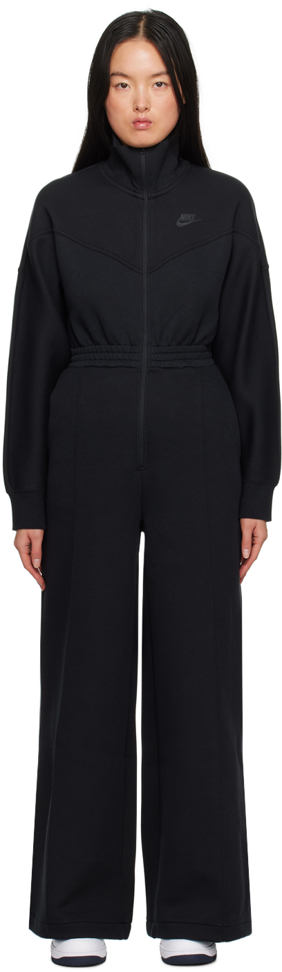 Nike Sportswear Futura Air Jumpsuit Womens Active Tracksuits Size S, Color:  Black/Black 