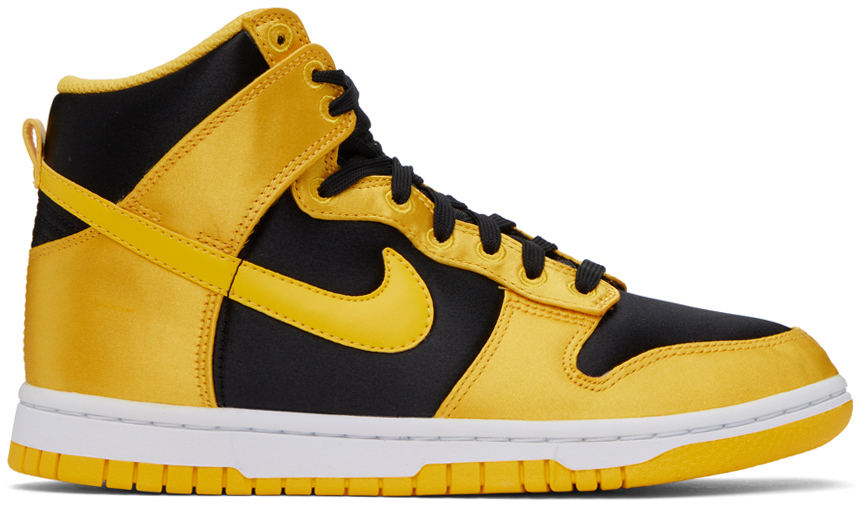 Yellow & Black Dunk High Sneakers