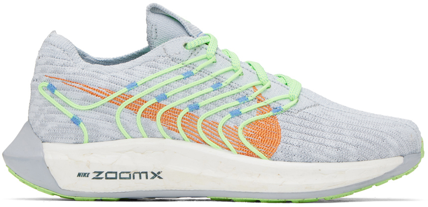Gray & Orange Pegasus Turbo Sneakers