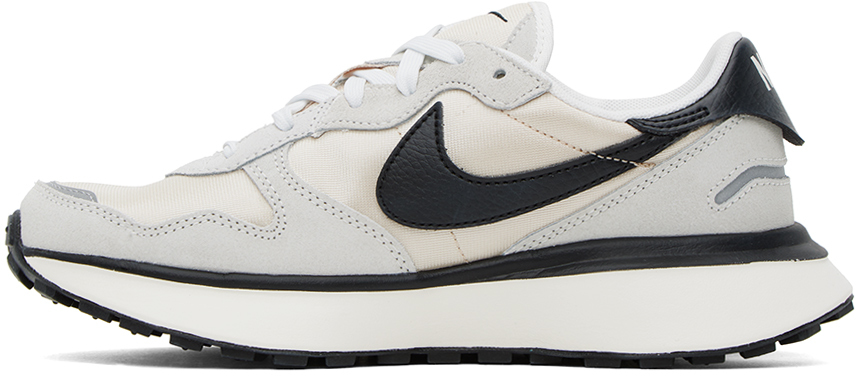 Nike Phoenix Waffle Sneaker In Summit White/black