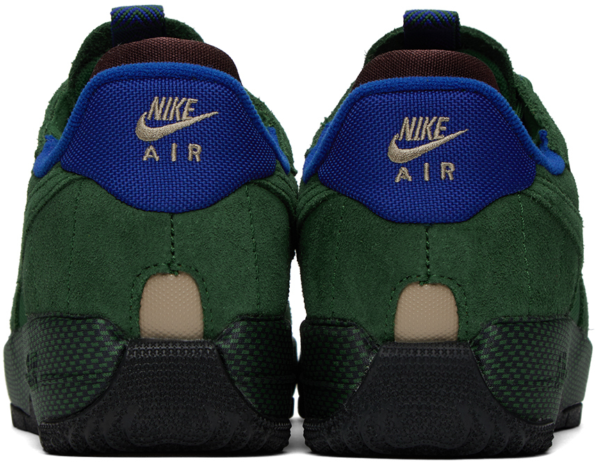 Nike Green & Blue Air Force 1 Wild Sneakers In Earthdeep Royal Blue