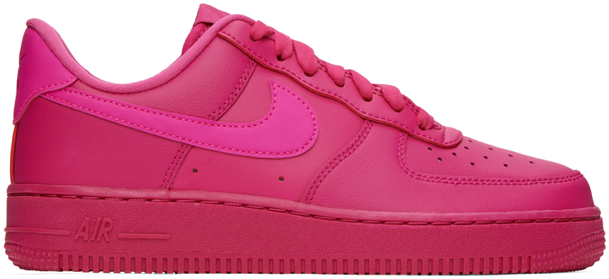 Nike Air Force 1 '07 Trainers In Fierce Pink