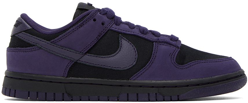 Purple & Black Dunk Low LX Sneakers by Nike on Sale