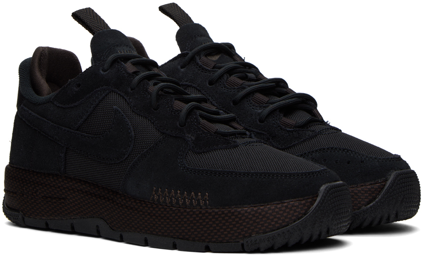Nike Air Force 1 Wild Hiking Sneaker In Black/black-velvet