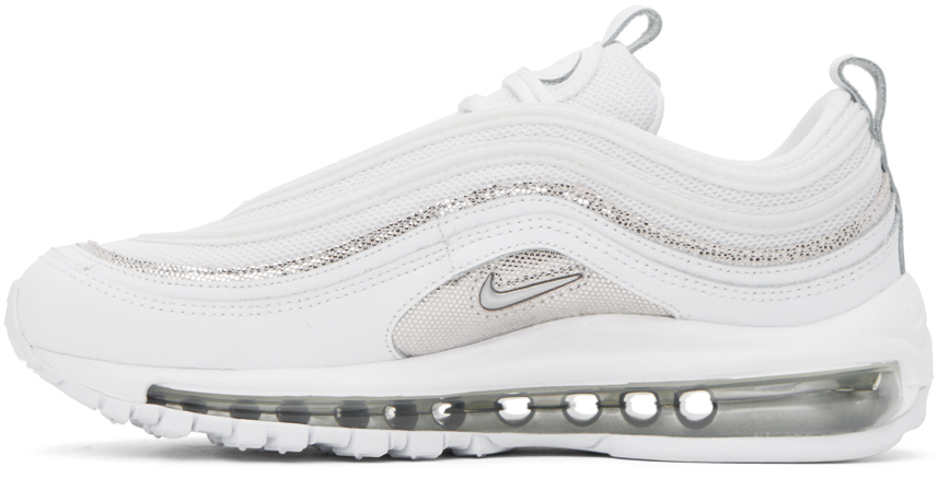 Nike Air Max 97 Sneaker In White/chrome