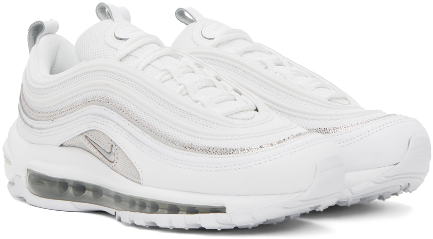 Nike Air Max 97 Sneaker In White/chrome
