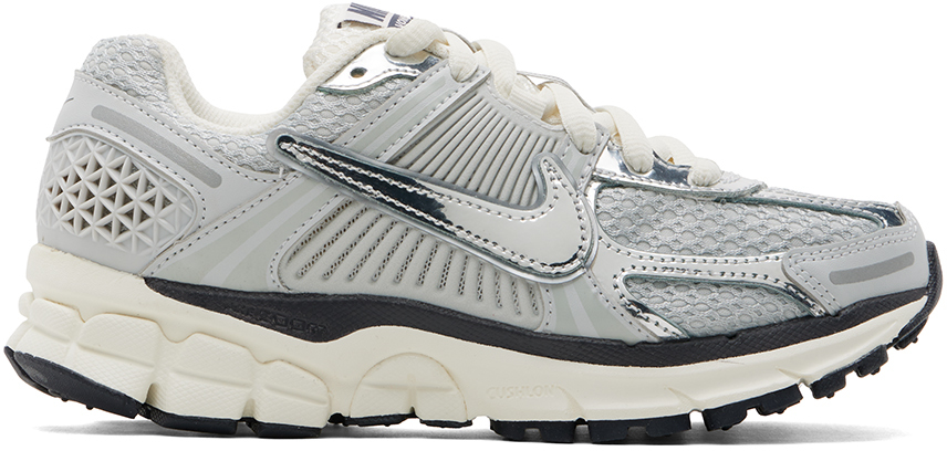 Nike Gray & Silver Zoom Vomero 5 Sneakers In Photon Dust/chrome