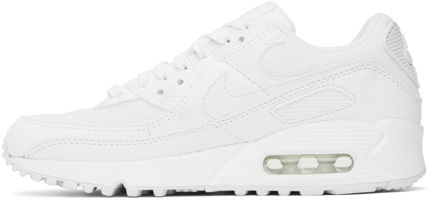 Nike White Air Max 90 Sneakers In White