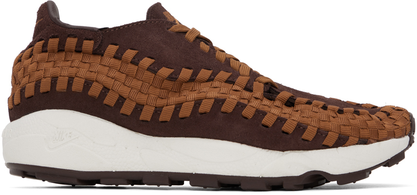 Brown Air Footscape Woven Sneakers