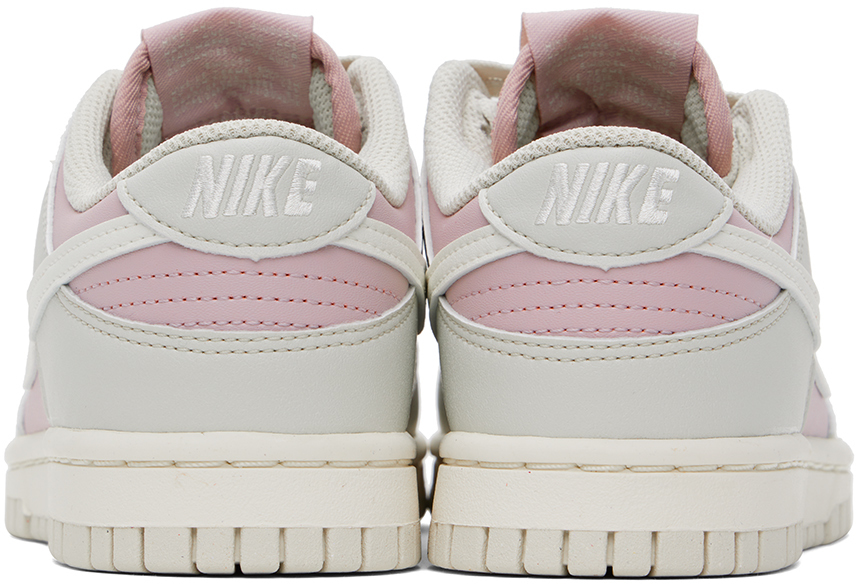 Nike Purple & Gray Dunk Low Sneakers In Light Bone/sail