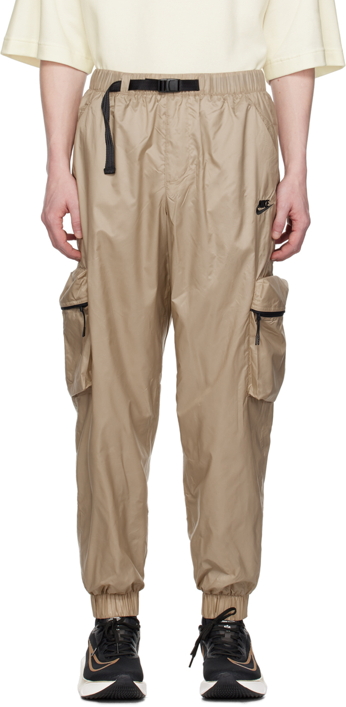 Khaki Tech Cargo Pants