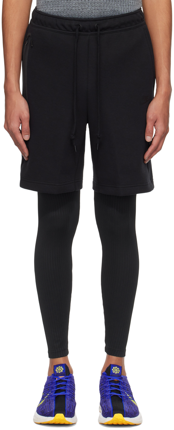 Nike Black Relaxed Shorts In Black/black