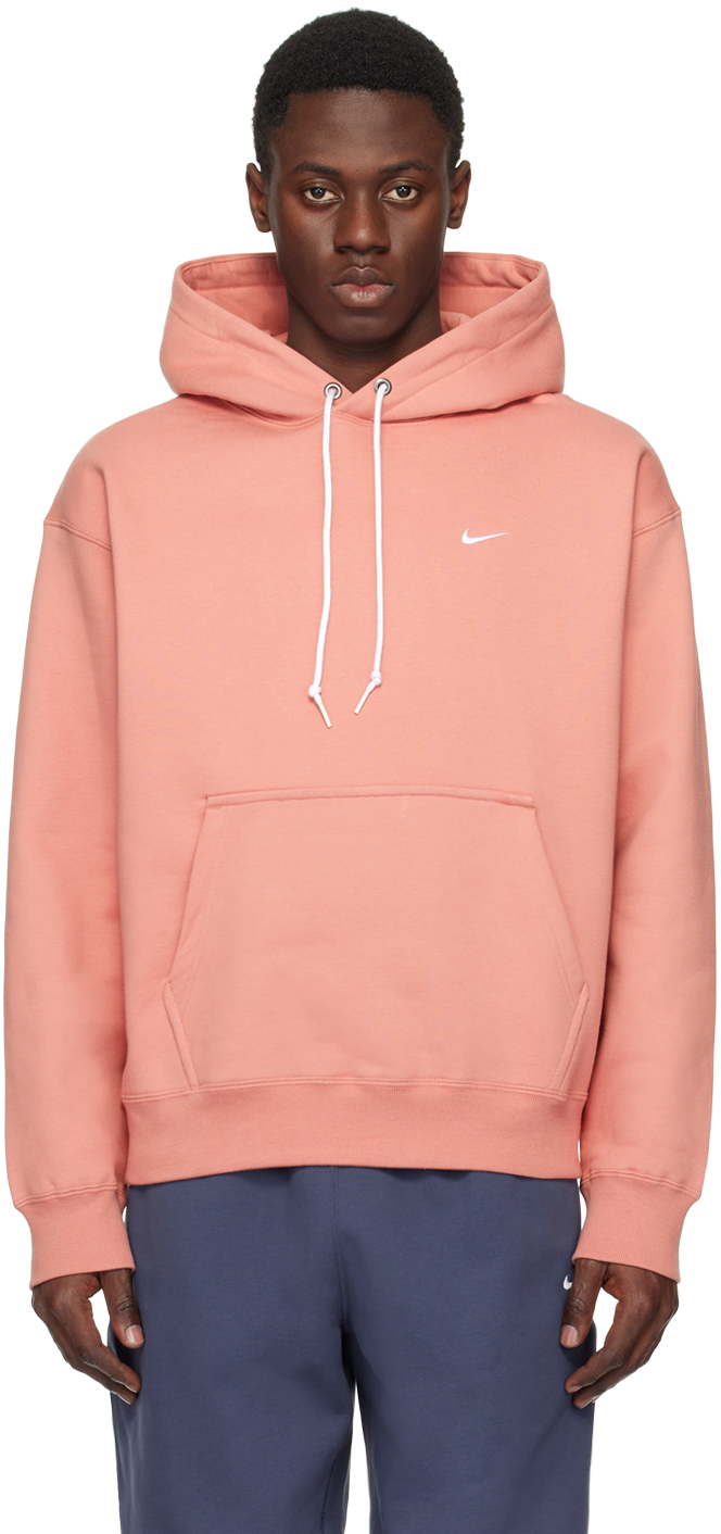 Pink Embroidered Hoodie
