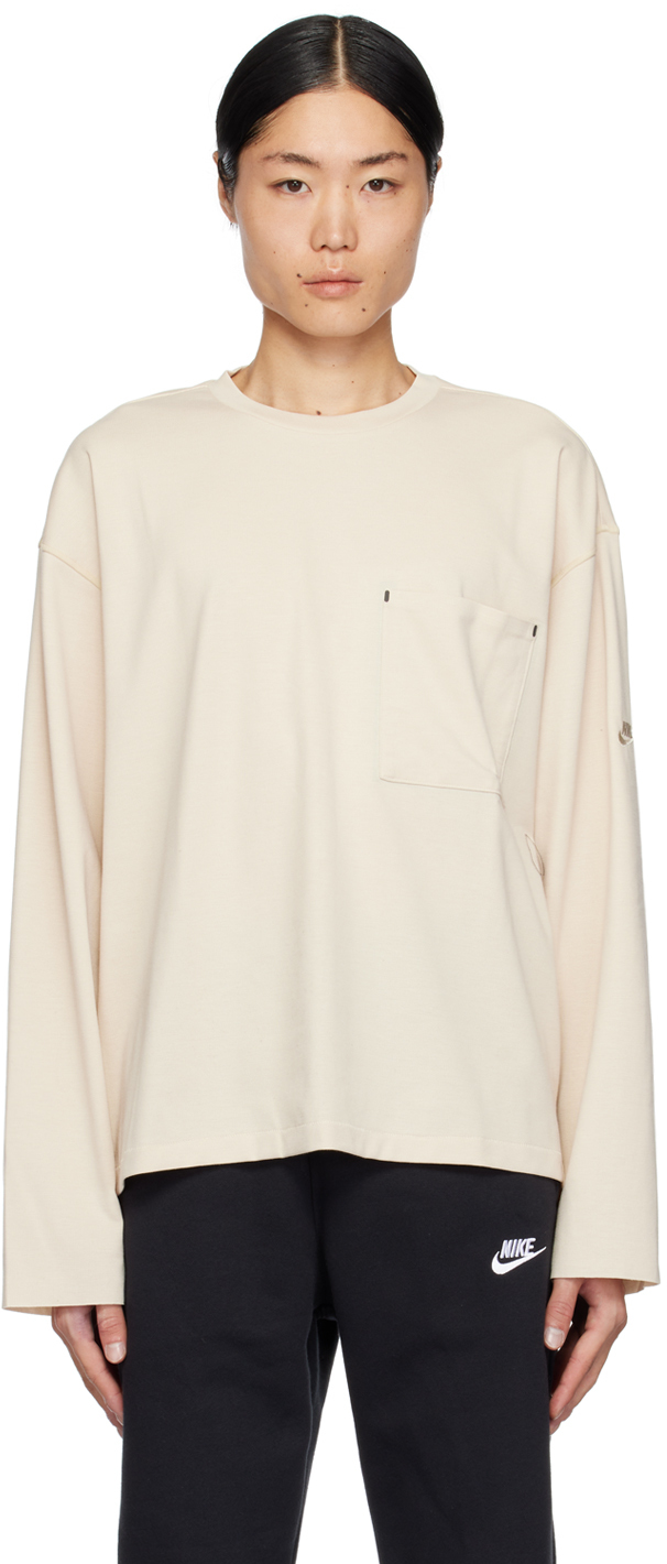 Nike beige shirt best sale