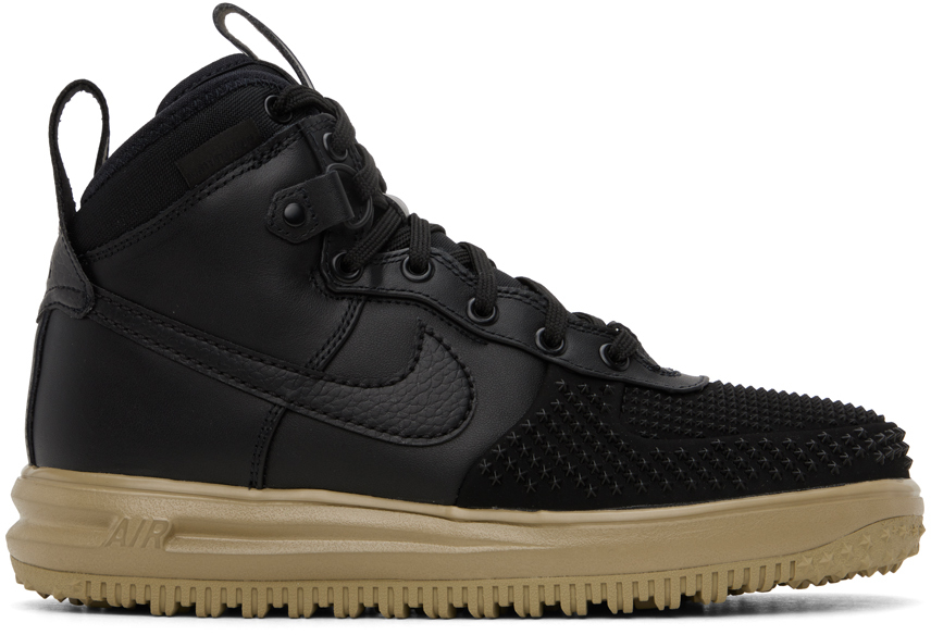 Shop Nike Black Lunar Force 1 Sneakers In Black/black-neutral