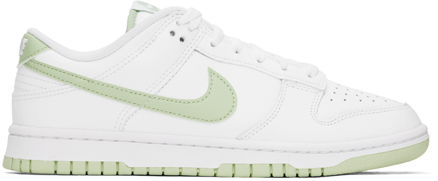 Nike white deals and green