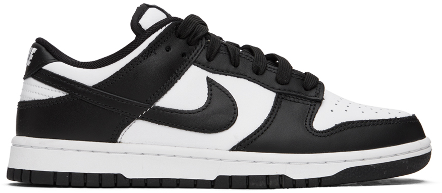 Nike: Black & White Dunk Low Retro Sneakers | SSENSE Canada