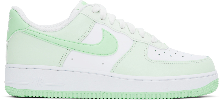 Green and white air force 1 deals