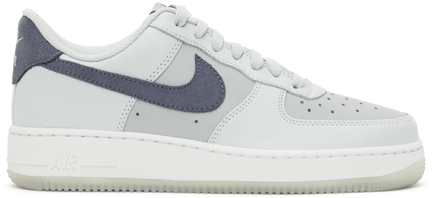 Shop Nike Gray Air Force 1 '07 Lv8 Sneakers In Pure Platinum/light