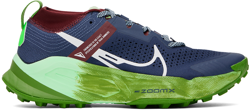 Navy Zegama Sneakers by Nike on Sale