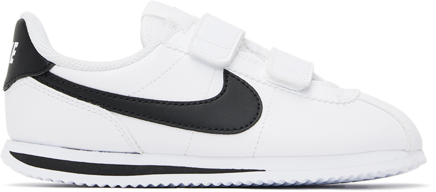 Shop Nike Kids White Cortez Basic Sl Little Kids Sneakers In White/black