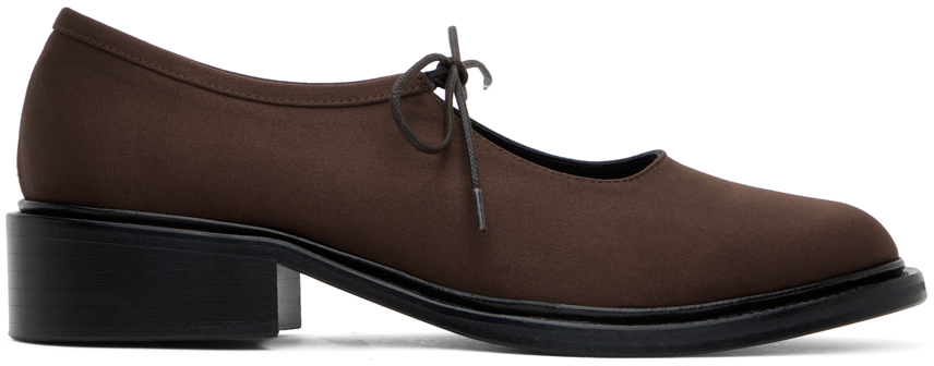 SSENSE Exclusive Brown Fabiana Loafers