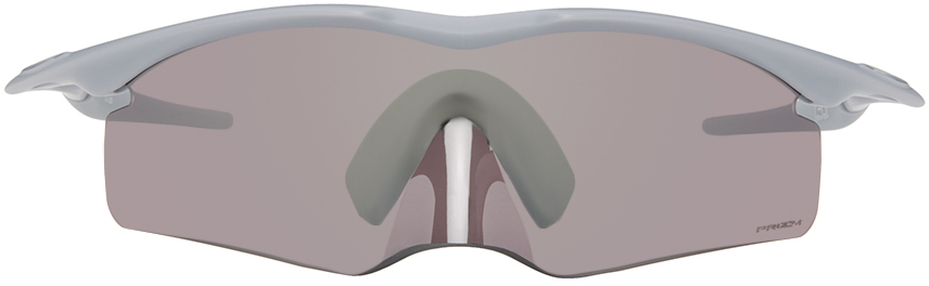 Shop Oakley Gray 13.11 Sunglasses In Matte Fog/road Black