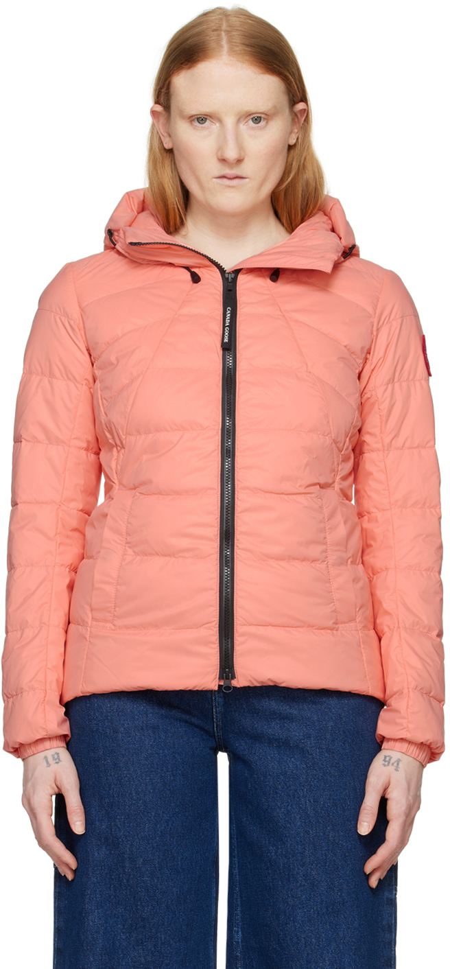 Shop Canada Goose Pink Abbott Down Jacket In 1666 Daylily