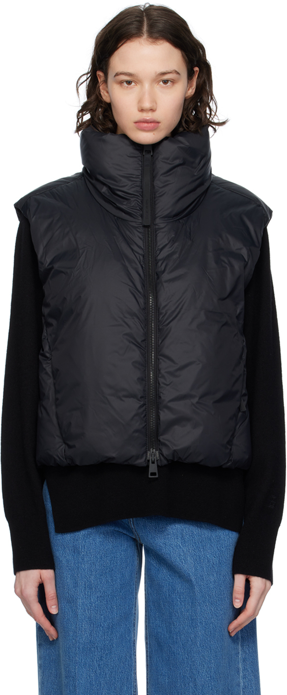 Canada Goose Spessa Cropped Down Gilet In 黑色