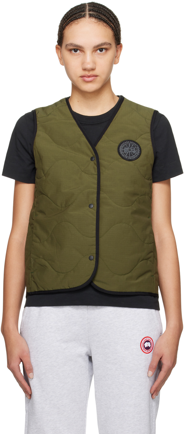 Canada Goose: Khaki Annex Liner Reversible Vest | SSENSE