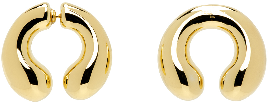 Gold Pistil Earrings Set