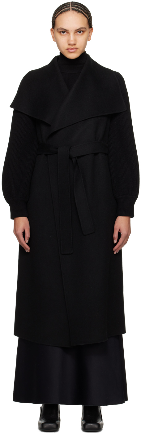 Black Mai-NV Coat by MACKAGE on Sale