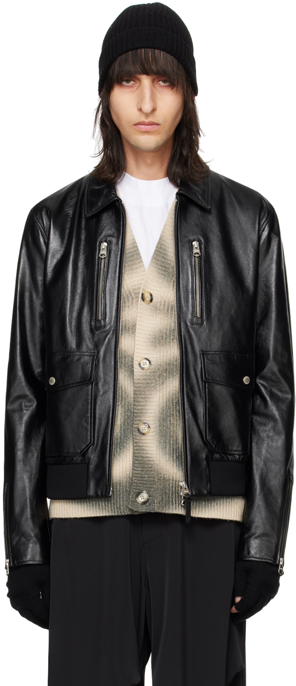 Mackage leather sale jacket mens