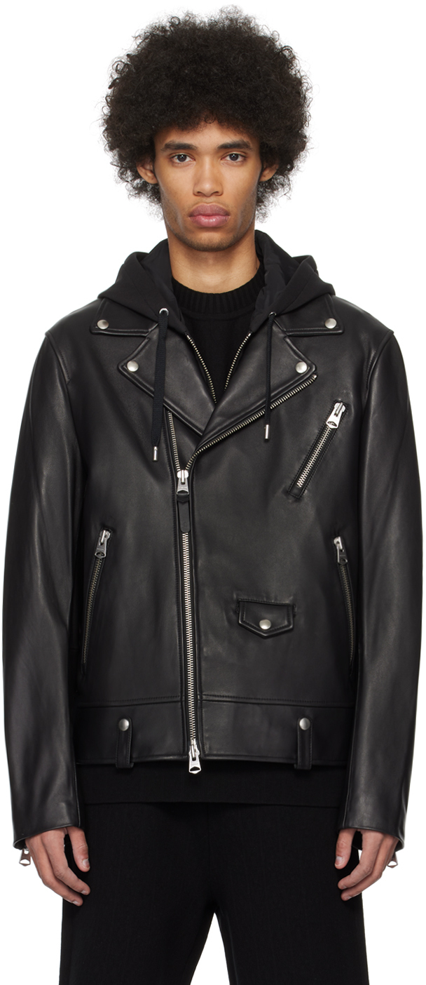 Black Magnus-CN Leather Jacket