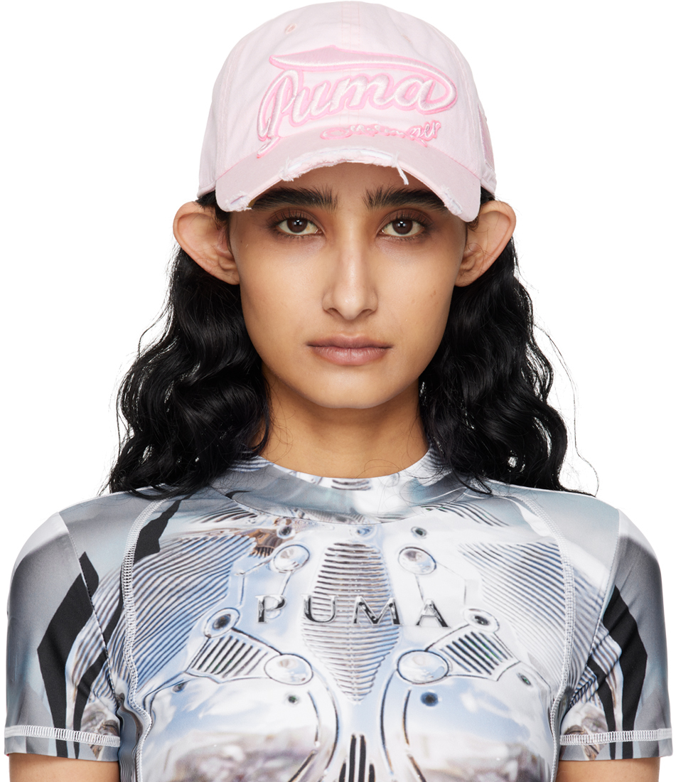 Shop Ottolinger Pink Puma Edition Cap In Whisp Of Pink