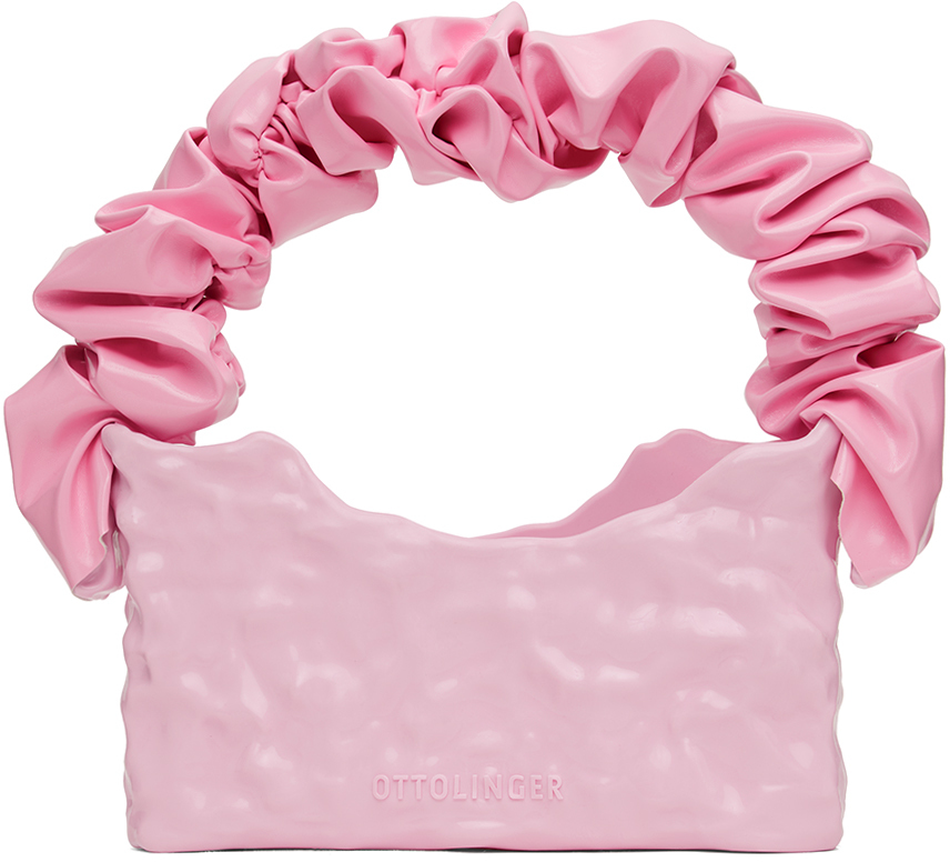 SSENSE Exclusive Pink Signature Baguette Bag