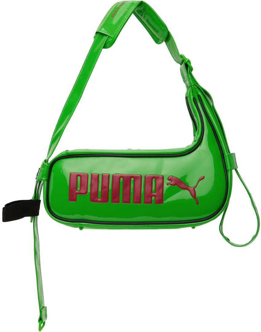 Shop Ottolinger Green Puma Edition Racer Bag In Puma Green