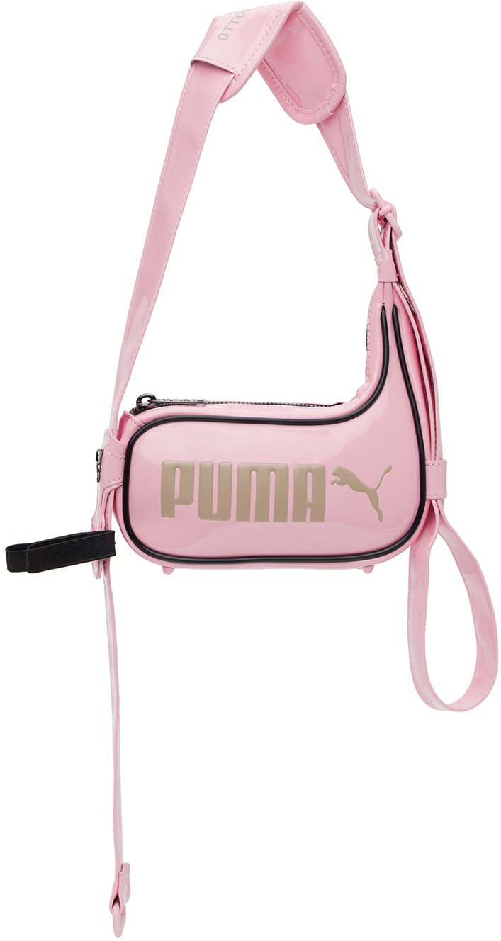 Shop Ottolinger Pink Puma Edition Mini Racer Bag In Whisp Of Pink