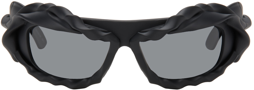 Shop Ottolinger Black Twisted Sunglasses