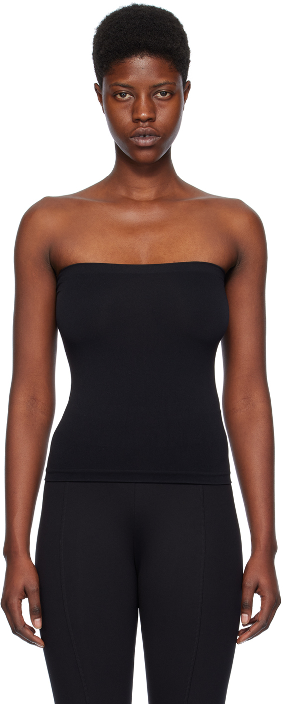 Shop Wolford Black Fatal Tube Top In 7005 Black