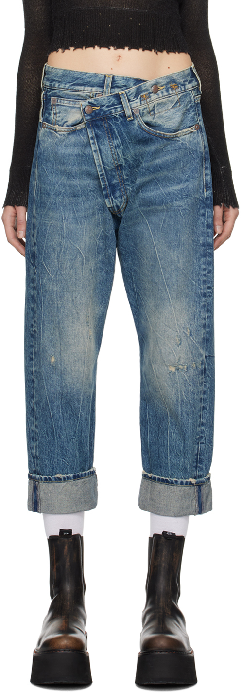 Blue Crossover Jeans
