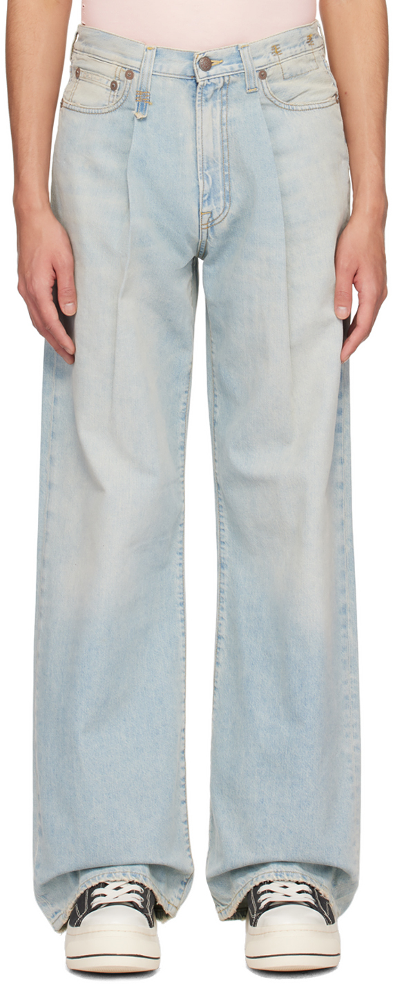 Shop R13 Blue Damon Jeans In Lennon Blue