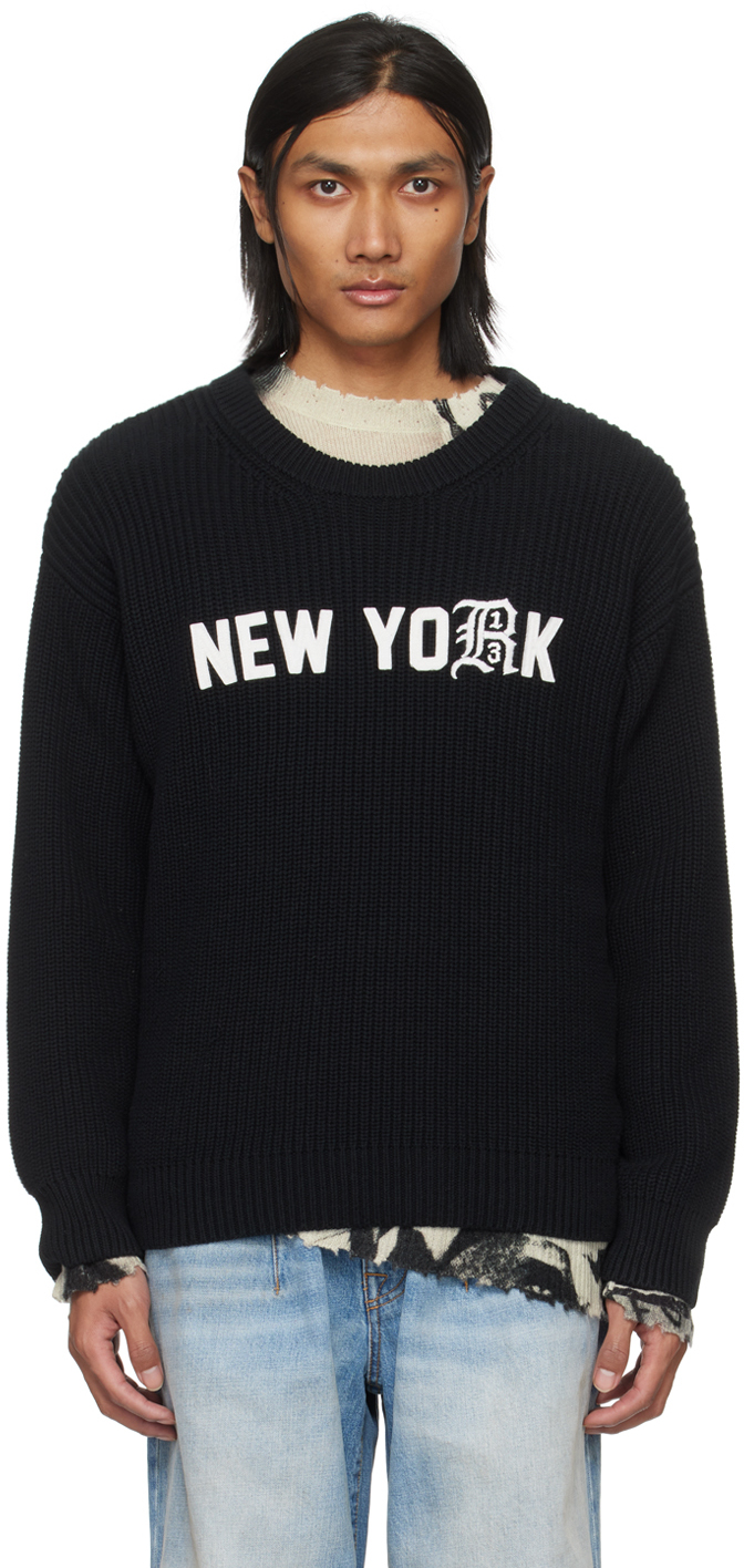 Black 'New York' Sweater