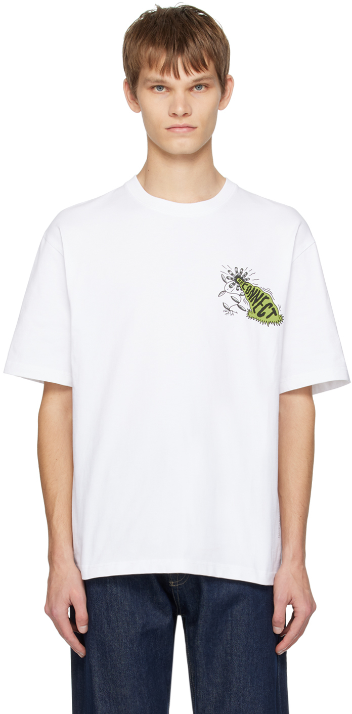 Samsã¸e Samsã¸e White Handsforfeet Edition T-shirt In Reconnect