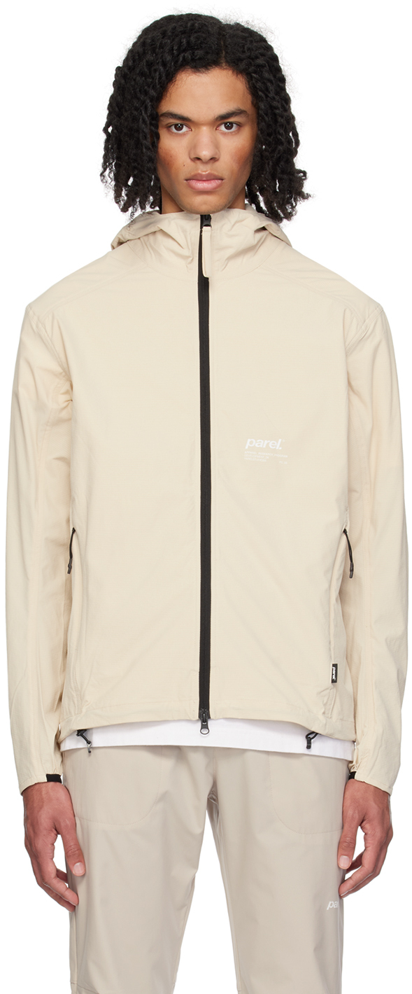 Parel Studios Off-white Teide Jacket In Cream