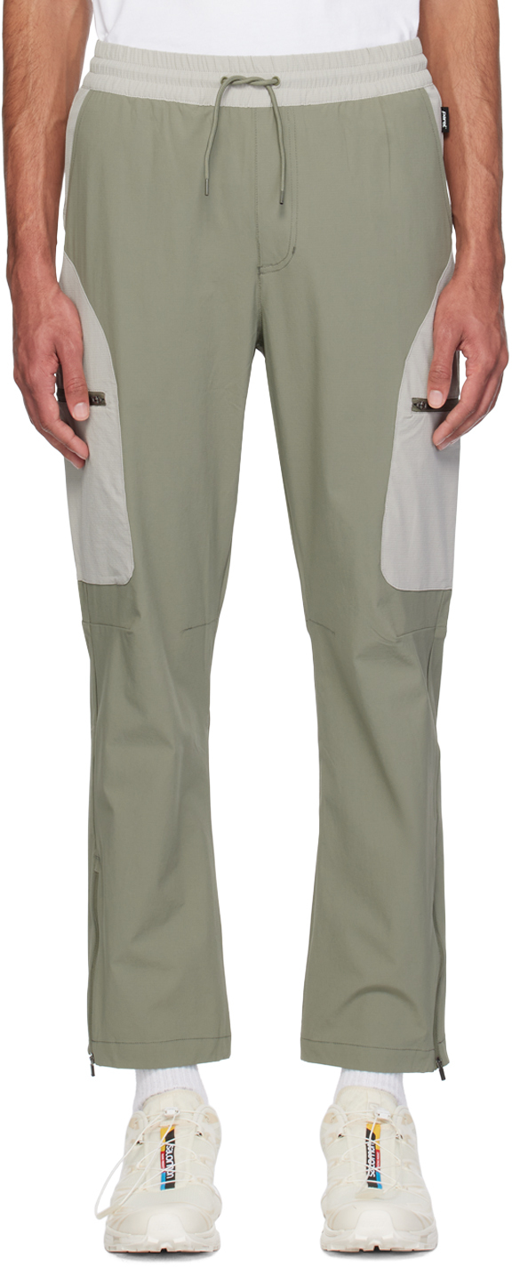 Green & Gray Vinson Cargo Pants