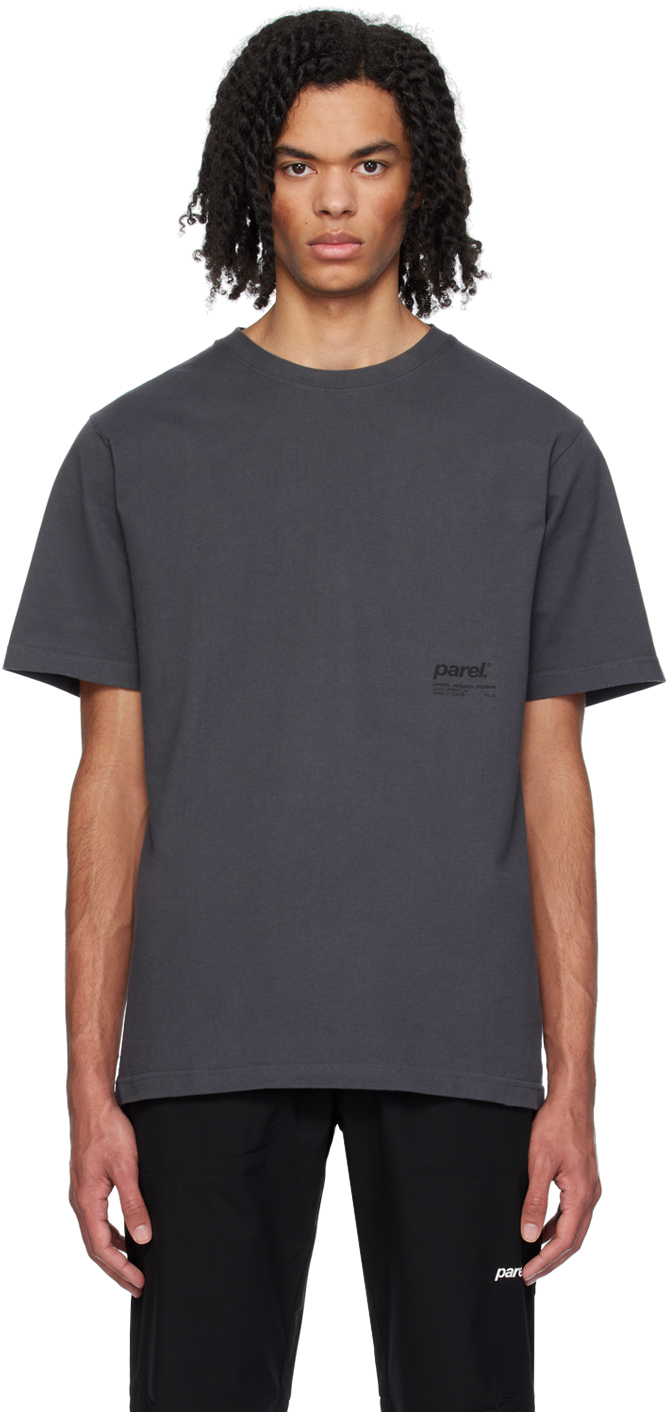 Parel Studios Grey Bp T-shirt In Graphite