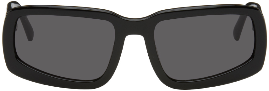 Shop A Better Feeling Black Soto-ii Sunglasses In Black + Black